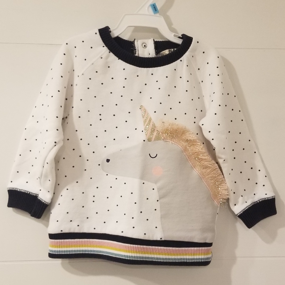 Unicorn sweater for toddler girl